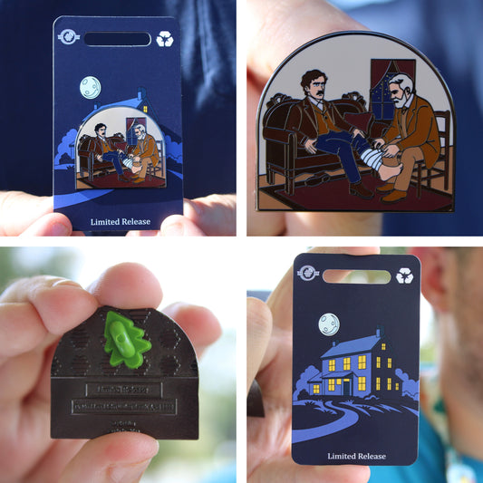 Dr Mudd and John Wilkes Booth - Historical Series Pin With Magnet