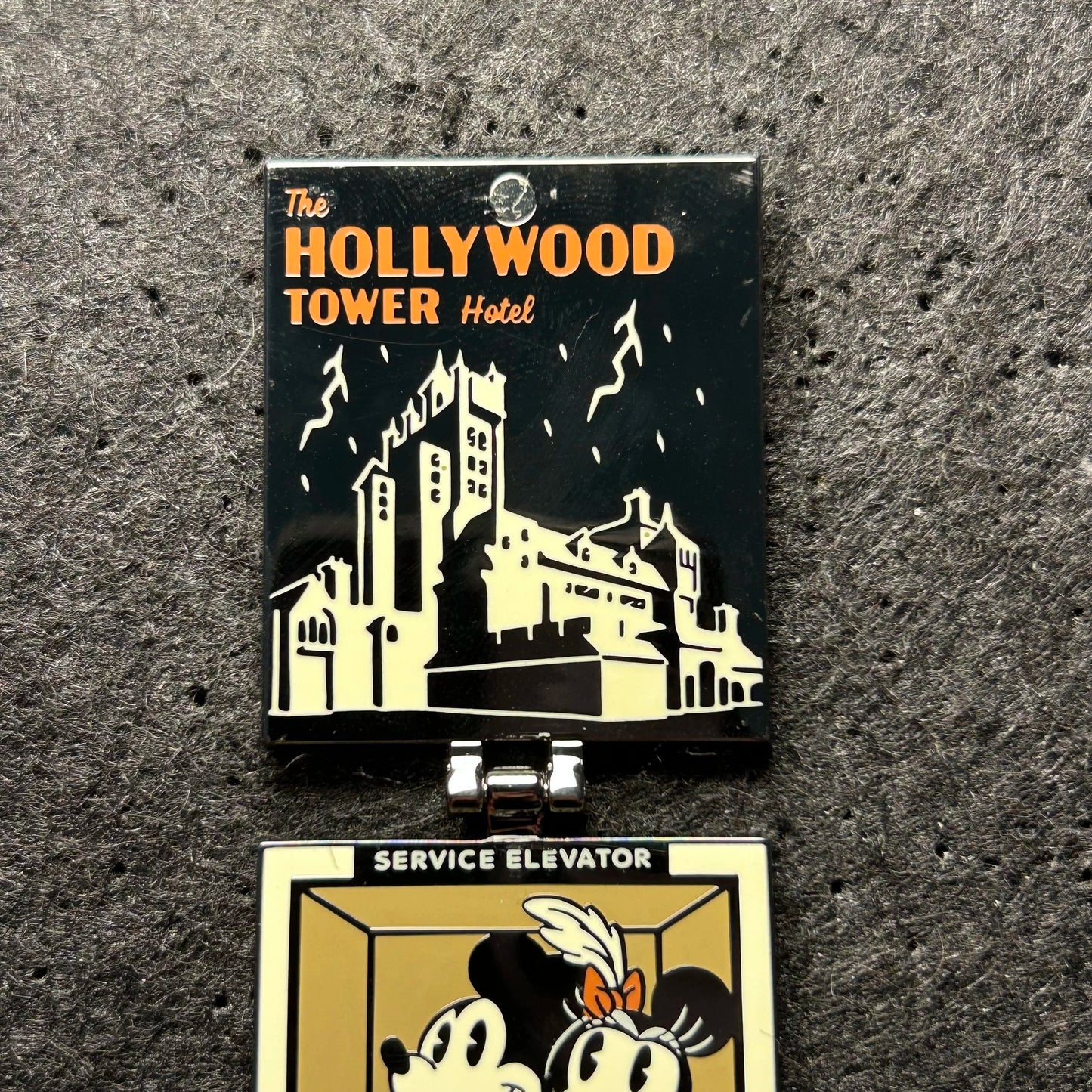 2024 - Tower of Terror - Hinge - Mickey, Minnie, and Donald - Disney Pin