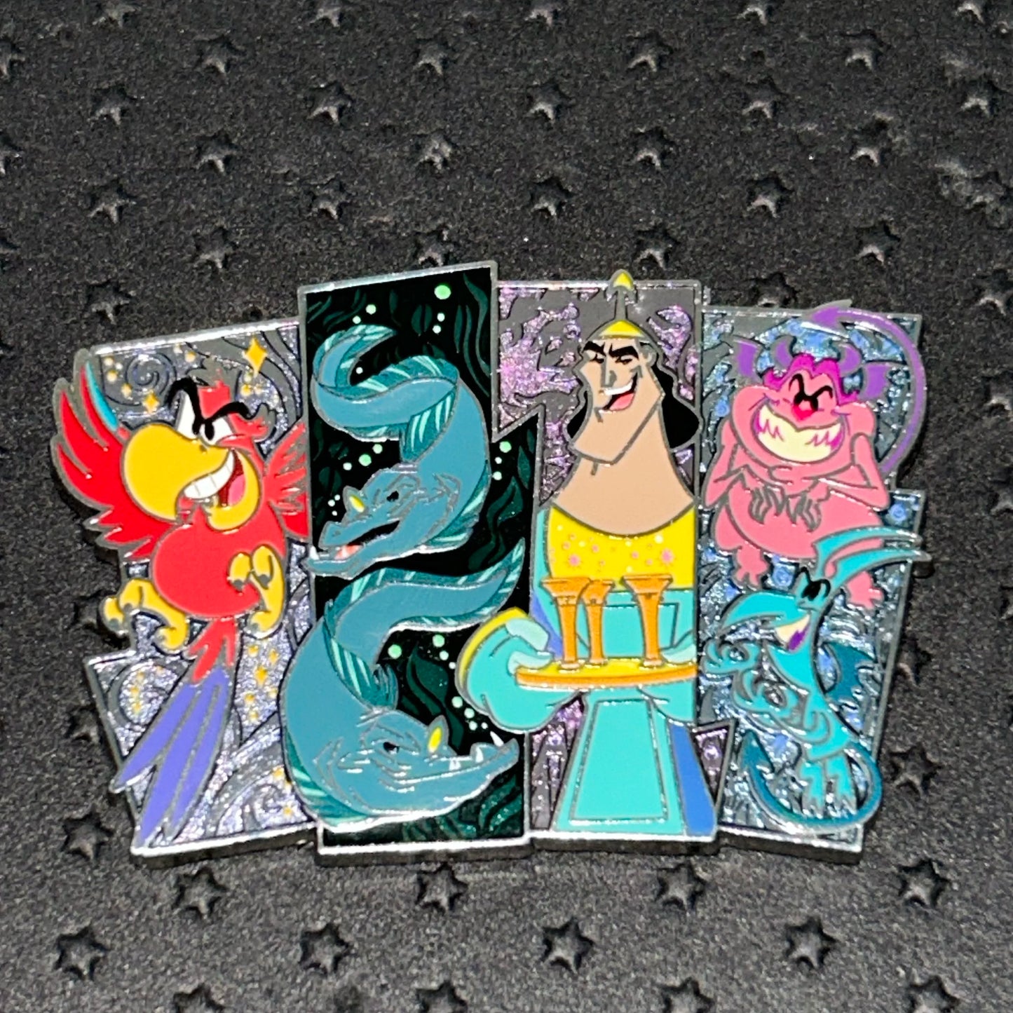 2022 - Kronk, Flotsam/Jetsam, Iago, and Pain/Panic - Villain Henchman - Disney Pin