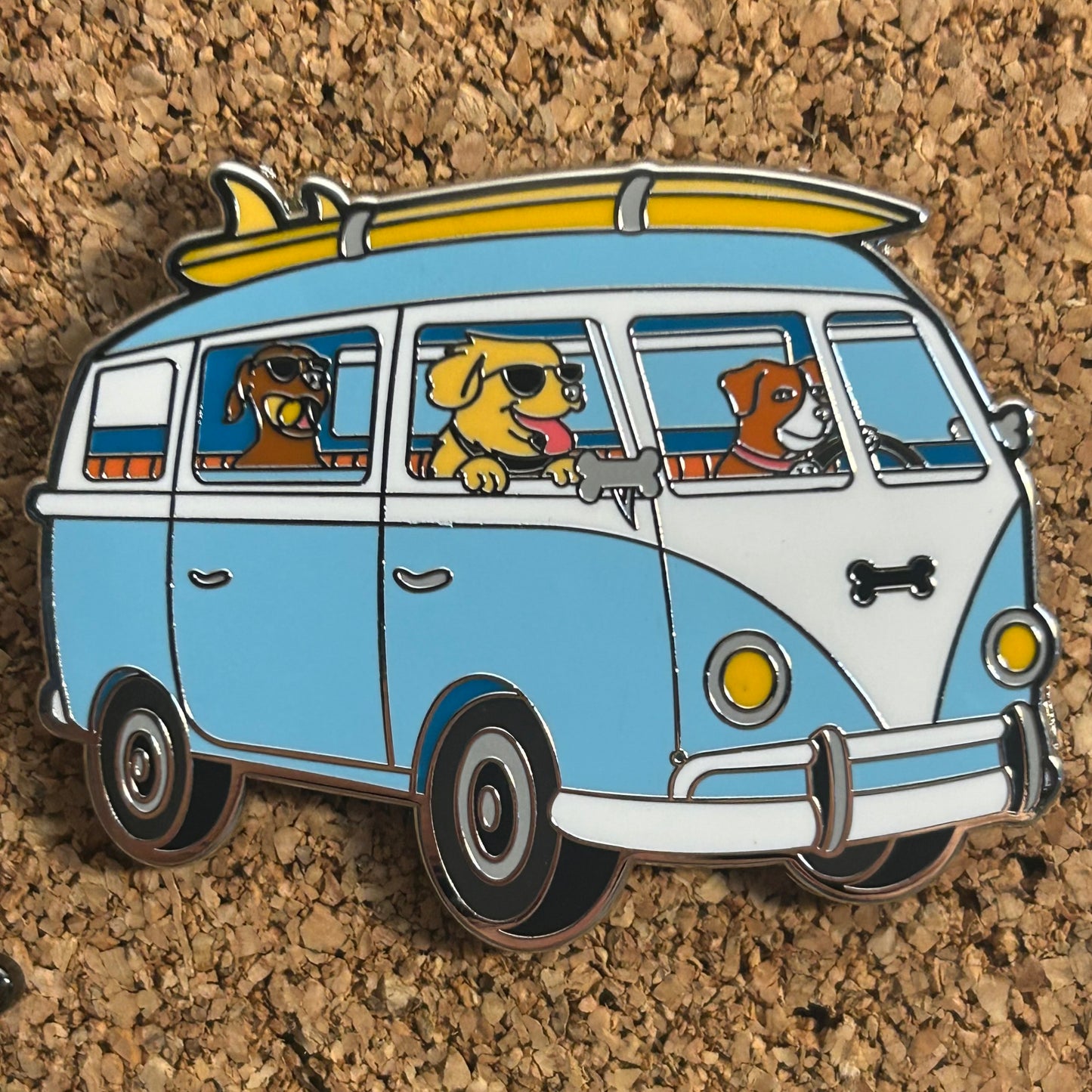 2025 - Canine Cruiser - Dogs Driving Bus - Limited Release Pin