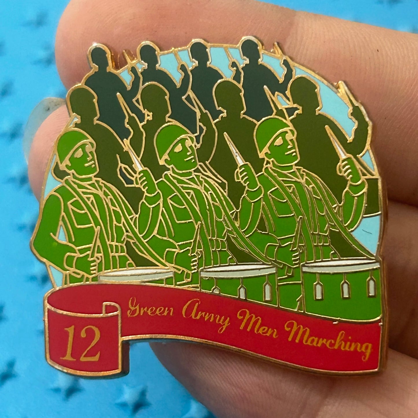 2020 - Green Army Men - Toy Story - LR - 12 Days Of Christmas - Pin