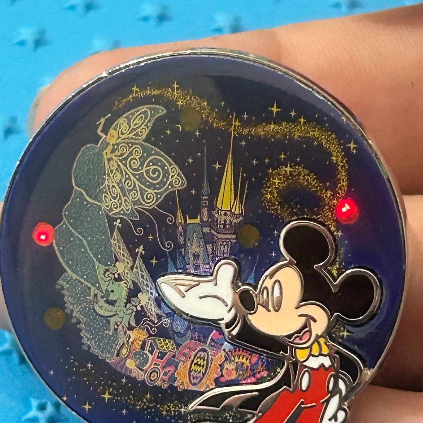 2001 - Mickey Mouss - Tokyo - Electrical Parade - Light Up - Pin