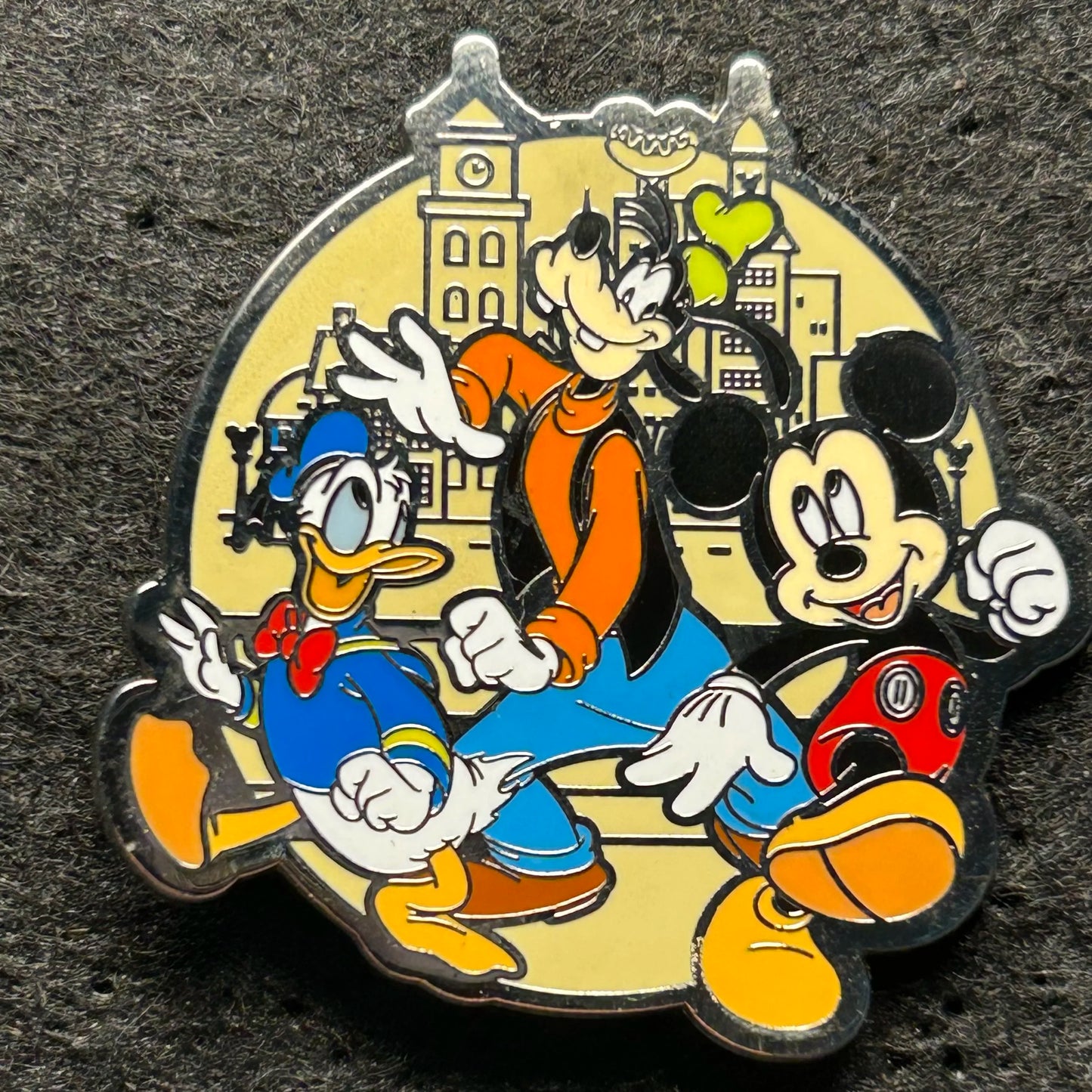 Mickey, Goofy, and Donald Duck - Walking - MII - Disney Pin