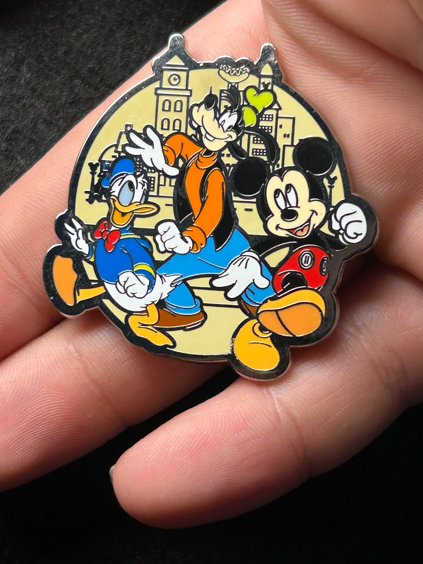 Mickey, Goofy, and Donald Duck - Walking - MII - Disney Pin