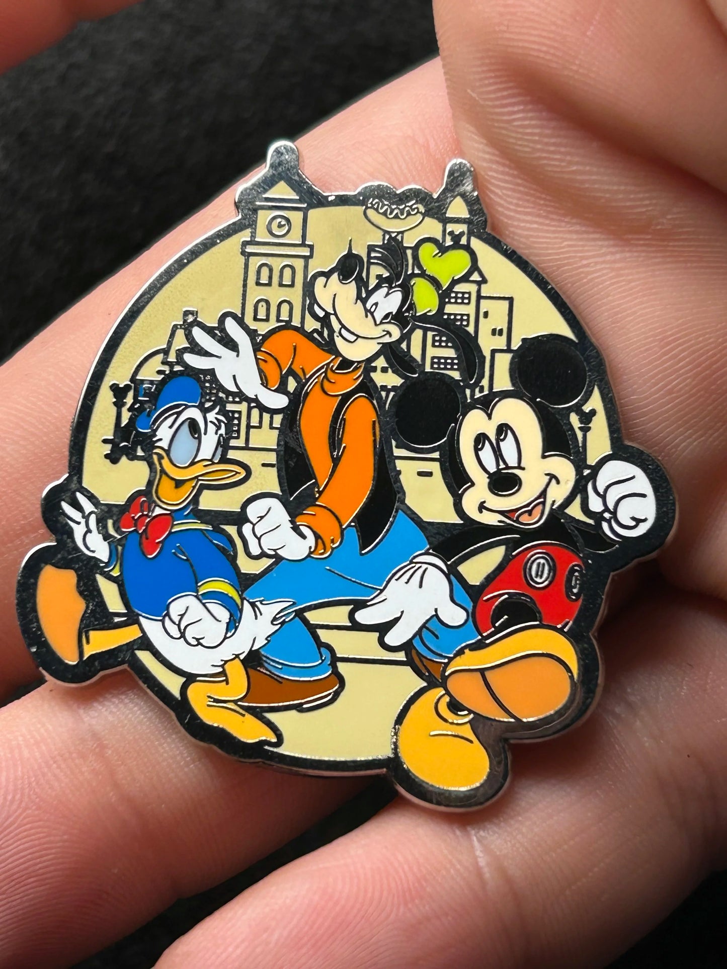 Mickey, Goofy, and Donald Duck - Walking - MII - Disney Pin