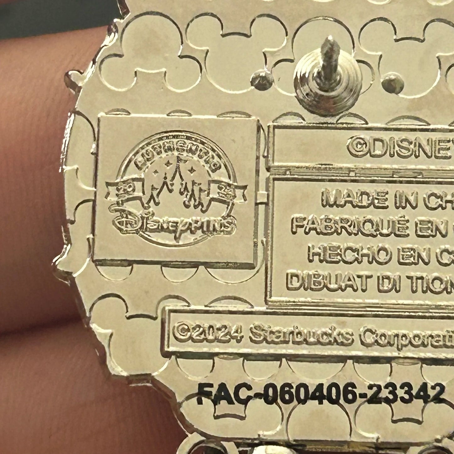 2024 - Starbucks - Dangle - MGK - WDW - Tinker, Tron, and Dumbo - Disney Pin