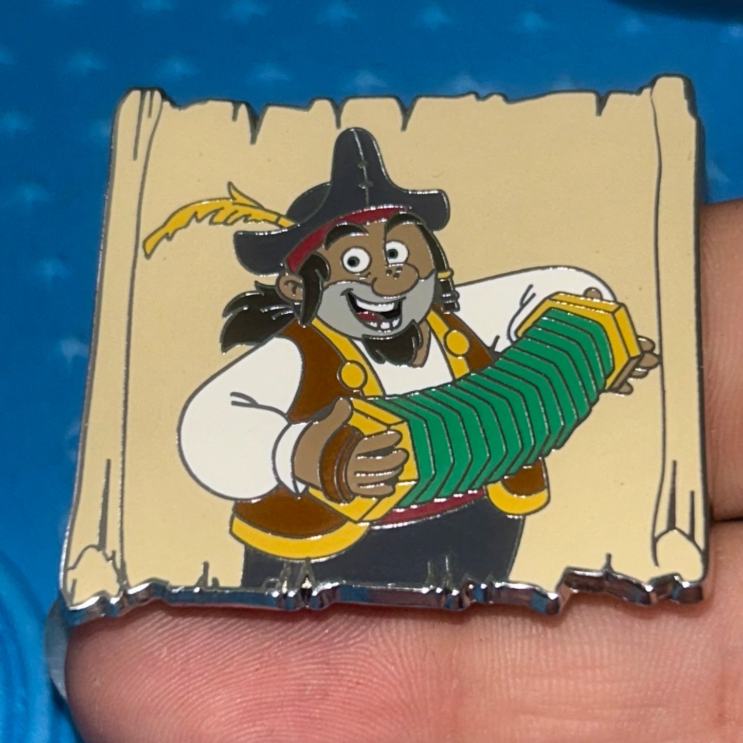 2015 - Sharky Pirate - Accordion Player - Jake and the Neverland - Disney Pin