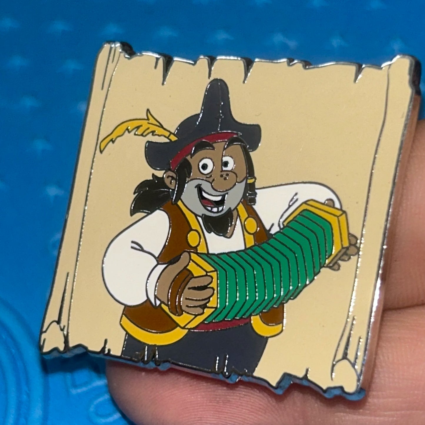 2015 - Sharky Pirate - Accordion Player - Jake and the Neverland - Disney Pin