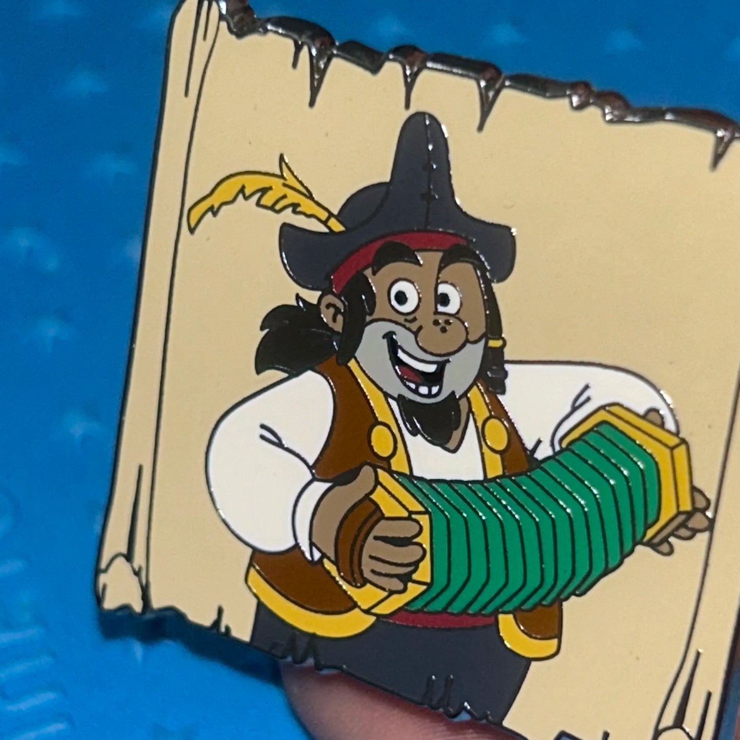 2015 - Sharky Pirate - Accordion Player - Jake and the Neverland - Disney Pin