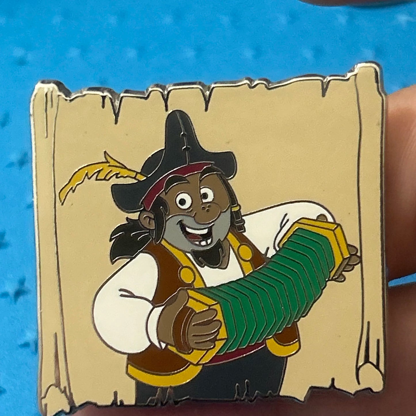 2015 - Sharky Pirate - Accordion Player - Jake and the Neverland - Disney Pin
