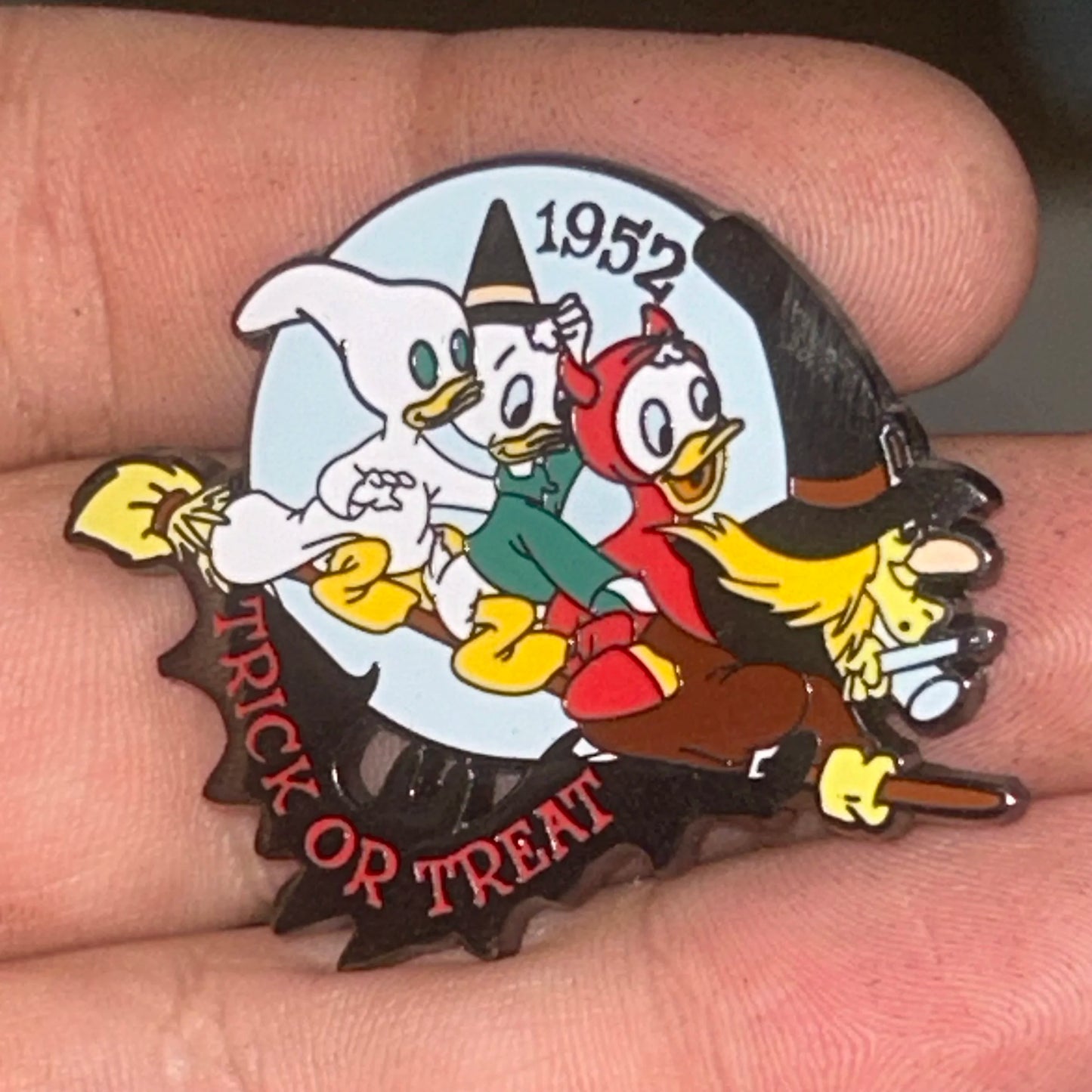 Vintage - 2001 - Huey Dewey and Louie - Trick Or Treating - Halloween - Pin