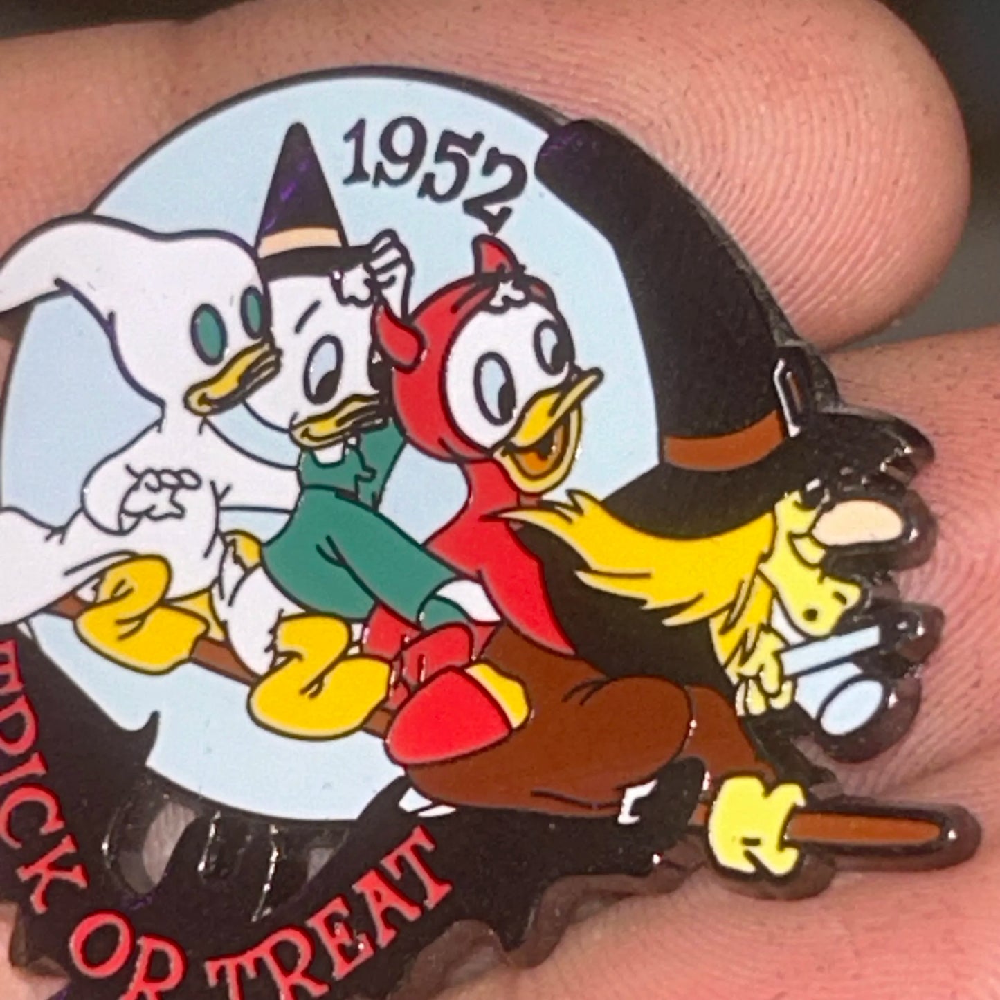 Vintage - 2001 - Huey Dewey and Louie - Trick Or Treating - Halloween - Pin