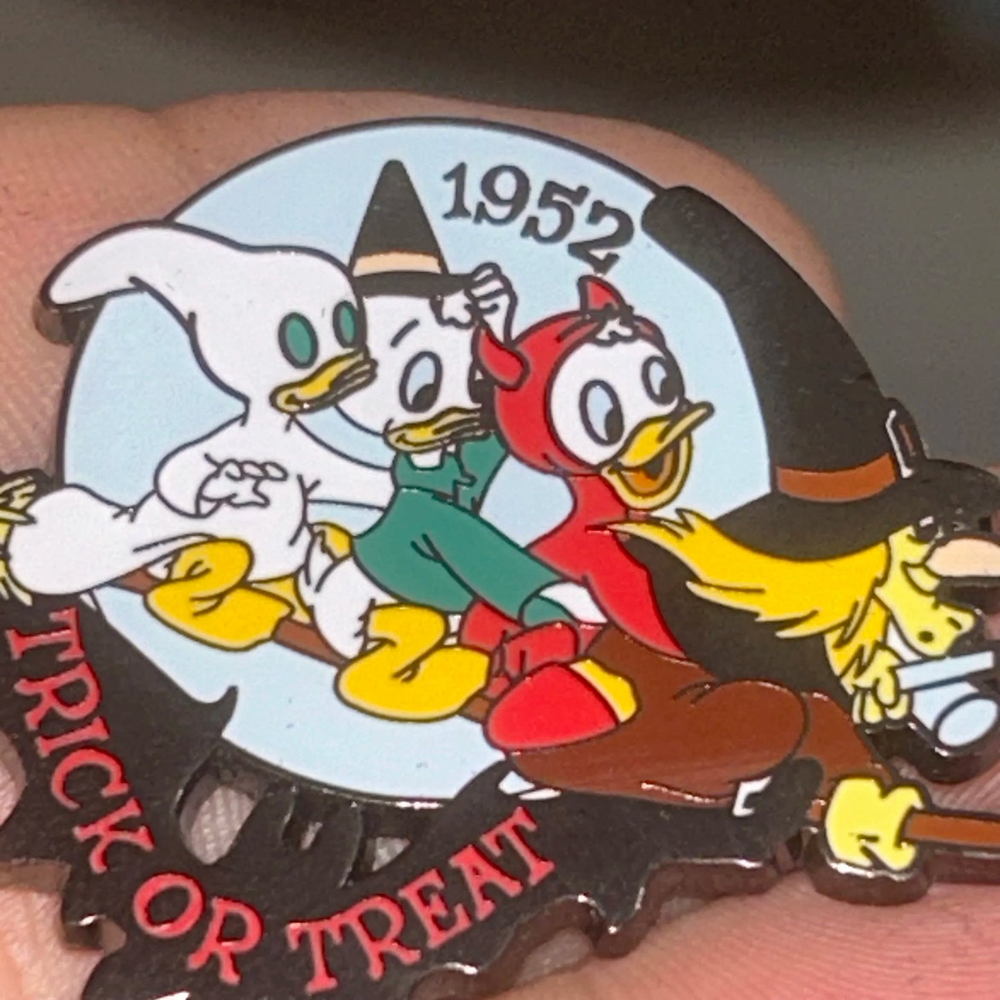 Vintage - 2001 - Huey Dewey and Louie - Trick Or Treating - Halloween - Pin