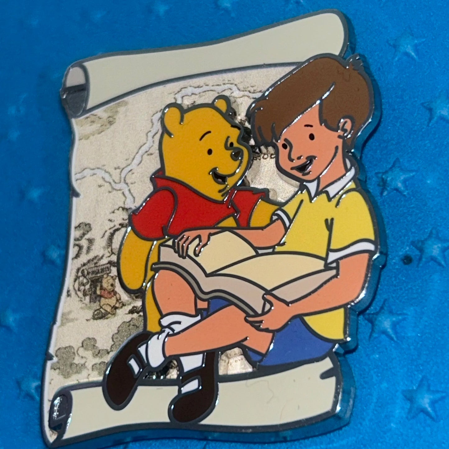 2023 - Christopher and Pooh Bear - Map - Disney Pin