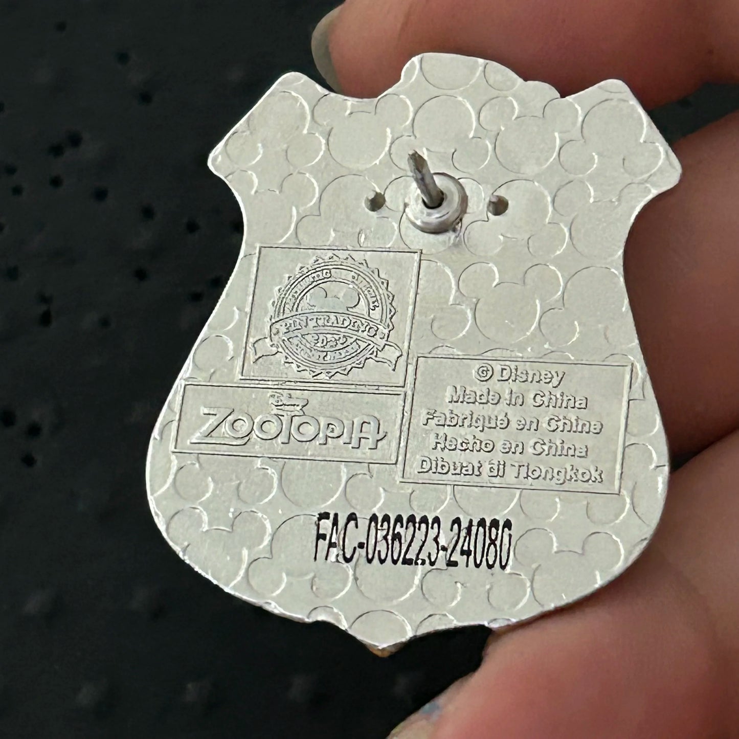 2022 - Major Friedkin - ZPD - Zootopia Police Badge - Polar Bear - Disney Pin