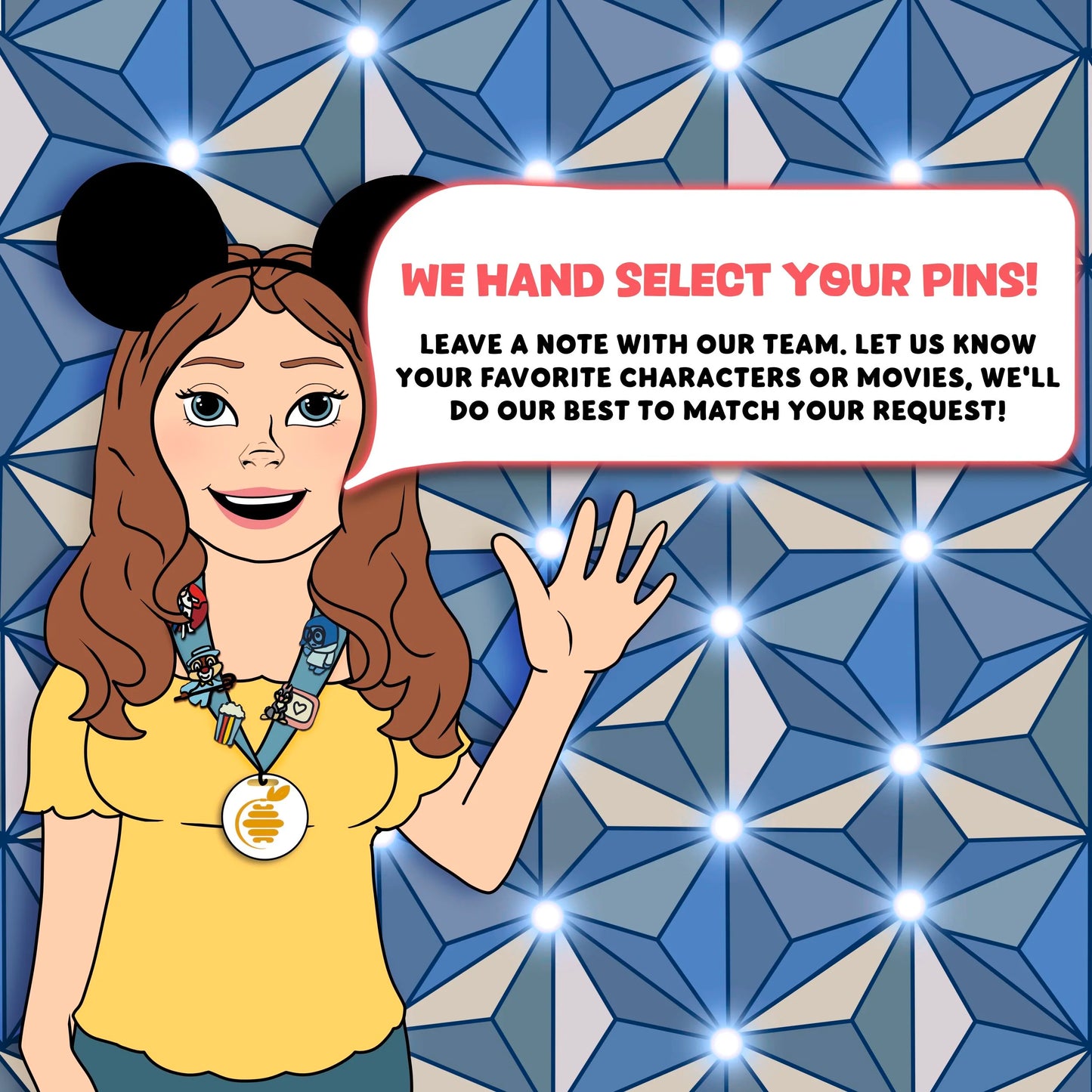 Bulk Disney Pin Lot (50 Pins)