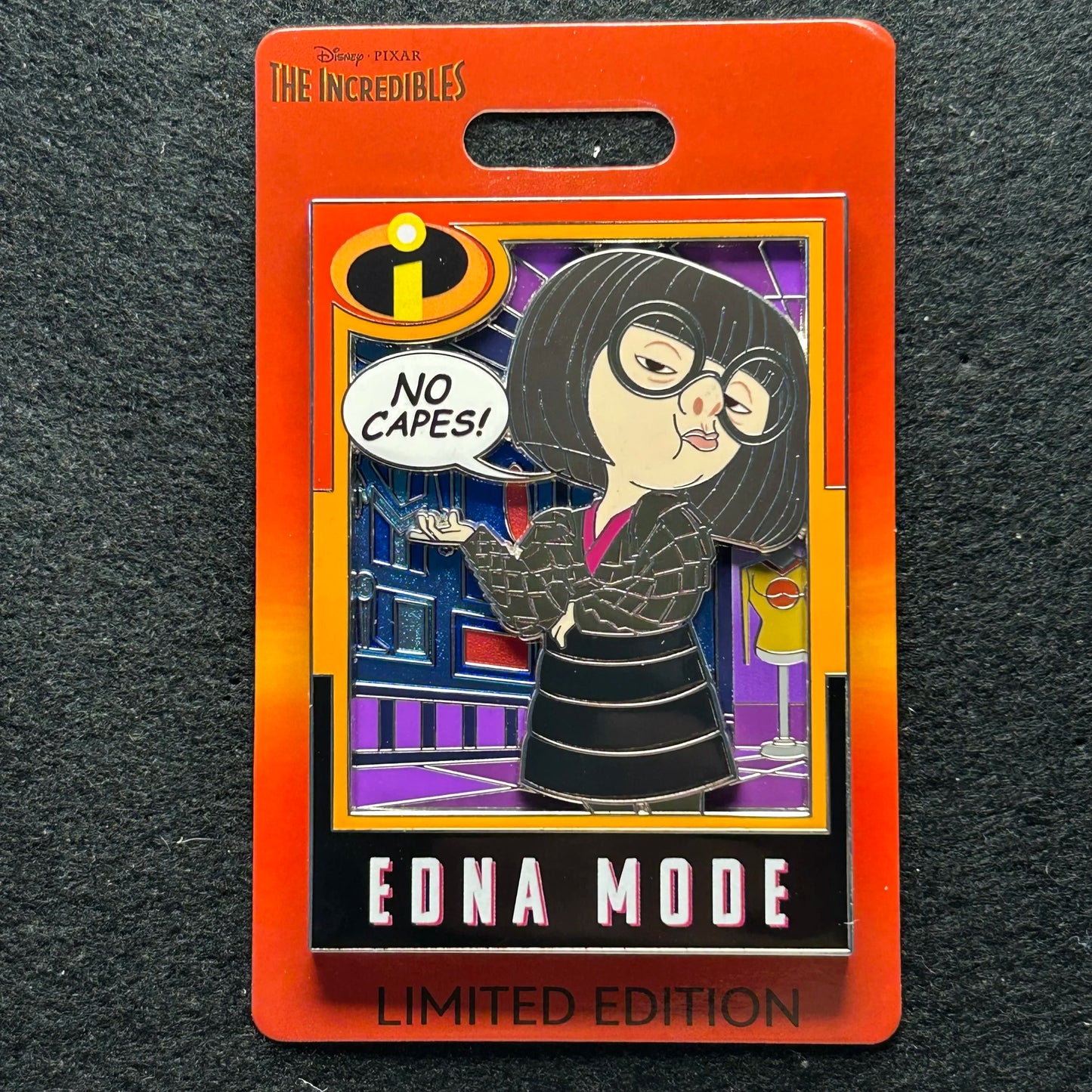2024 - Edna Mode - The Incredibles - WDI - LE 300 - Disney Pin on Pin