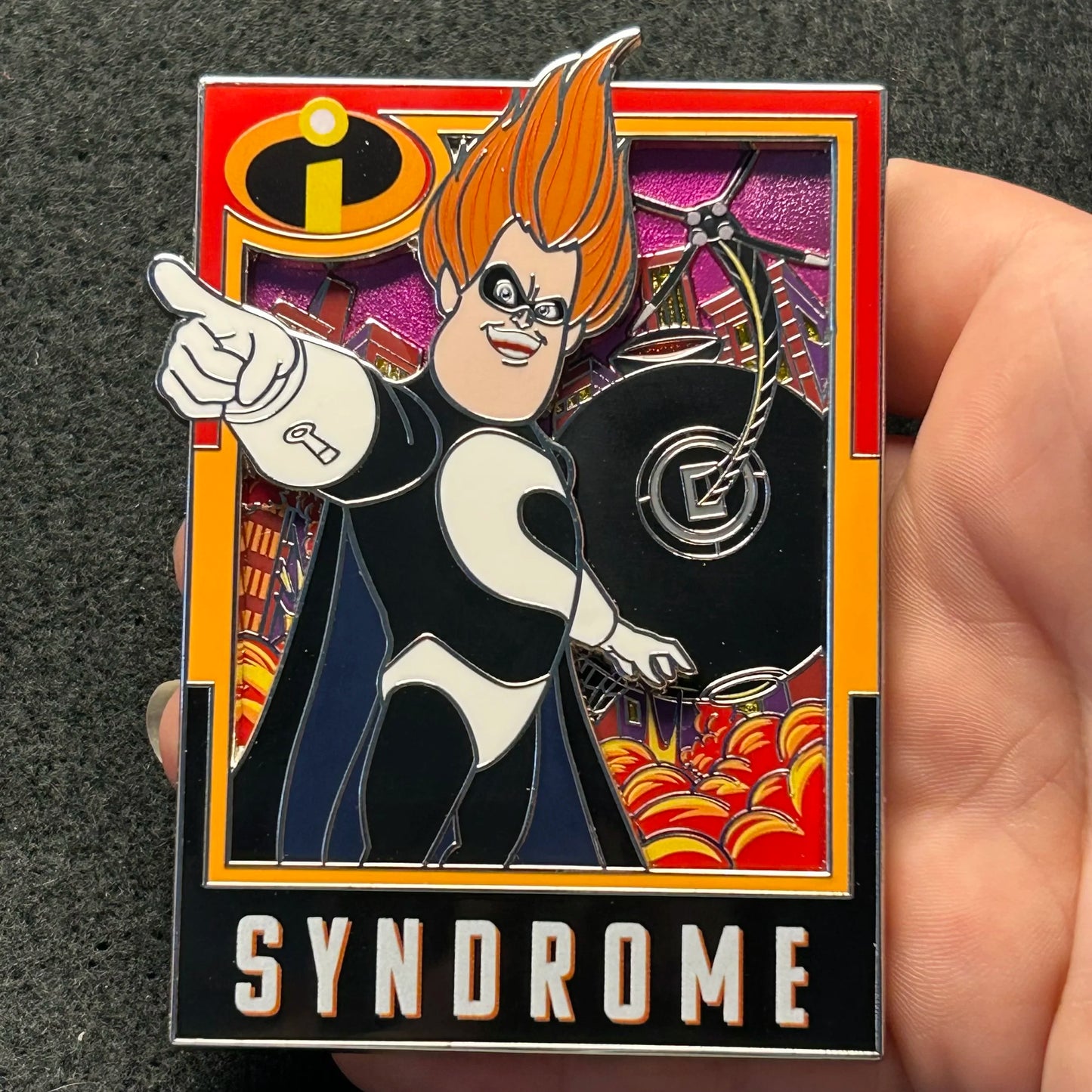 2024 - Syndrome - The Incredibles - Villain - WDI - LE 300 - Disney Pin on Pin