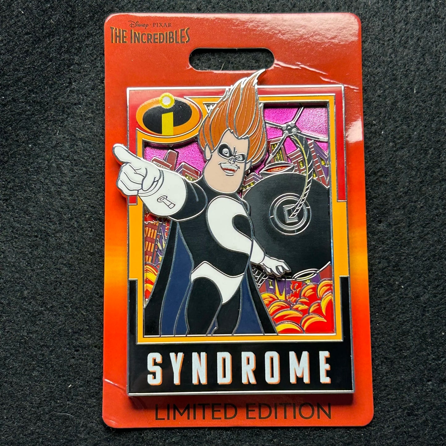 2024 - Syndrome - The Incredibles - Villain - WDI - LE 300 - Disney Pin on Pin