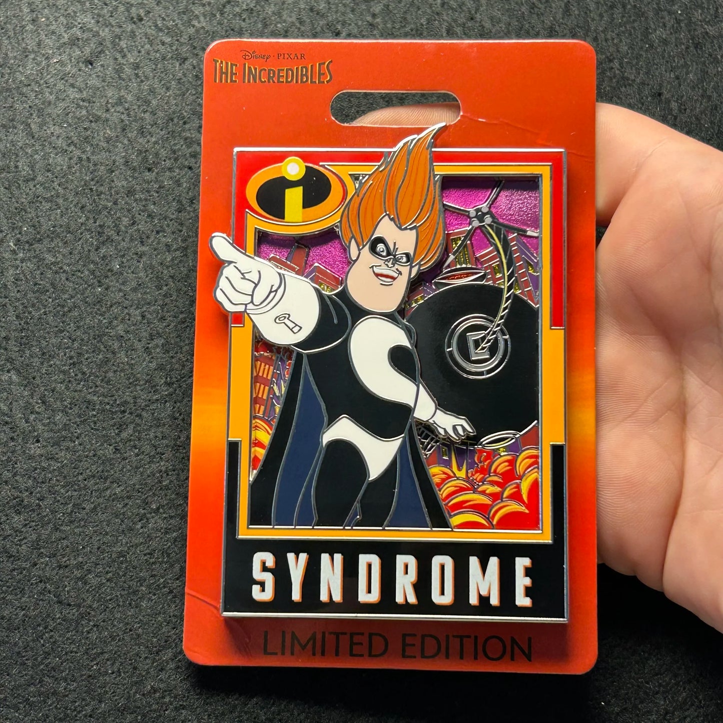 2024 - Syndrome - The Incredibles - Villain - WDI - LE 300 - Disney Pin on Pin