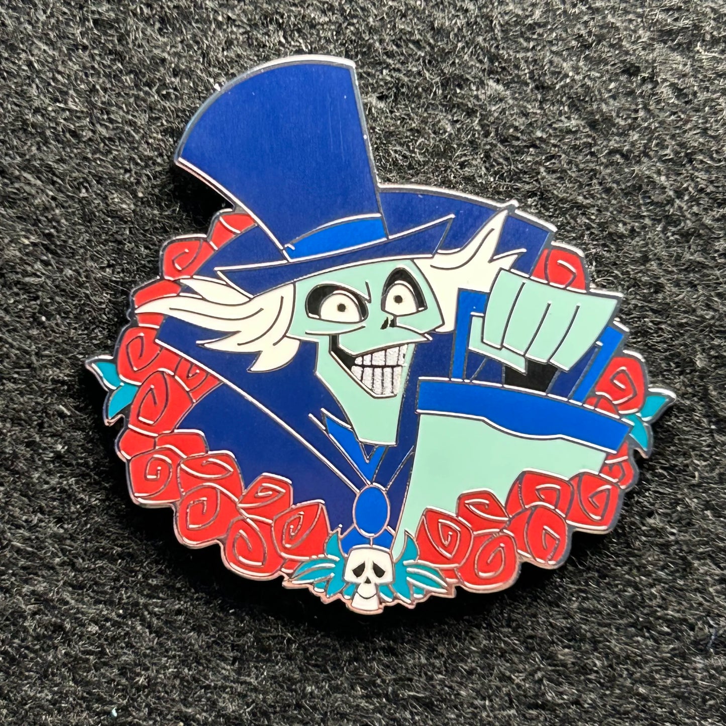 2024 - Hatbox Ghost - Haunted Mansion - Rose Frame - Mystery Pin