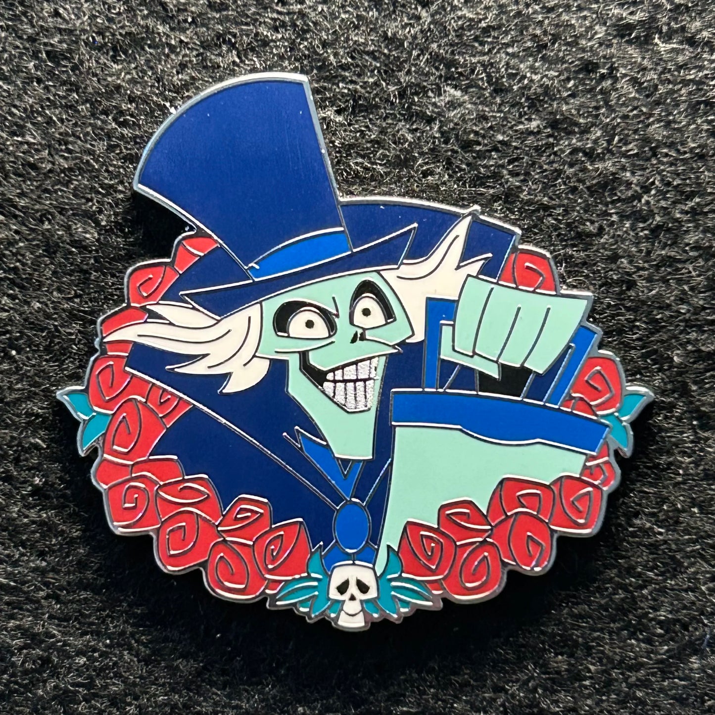 2024 - Hatbox Ghost - Haunted Mansion - Rose Frame - Mystery Pin