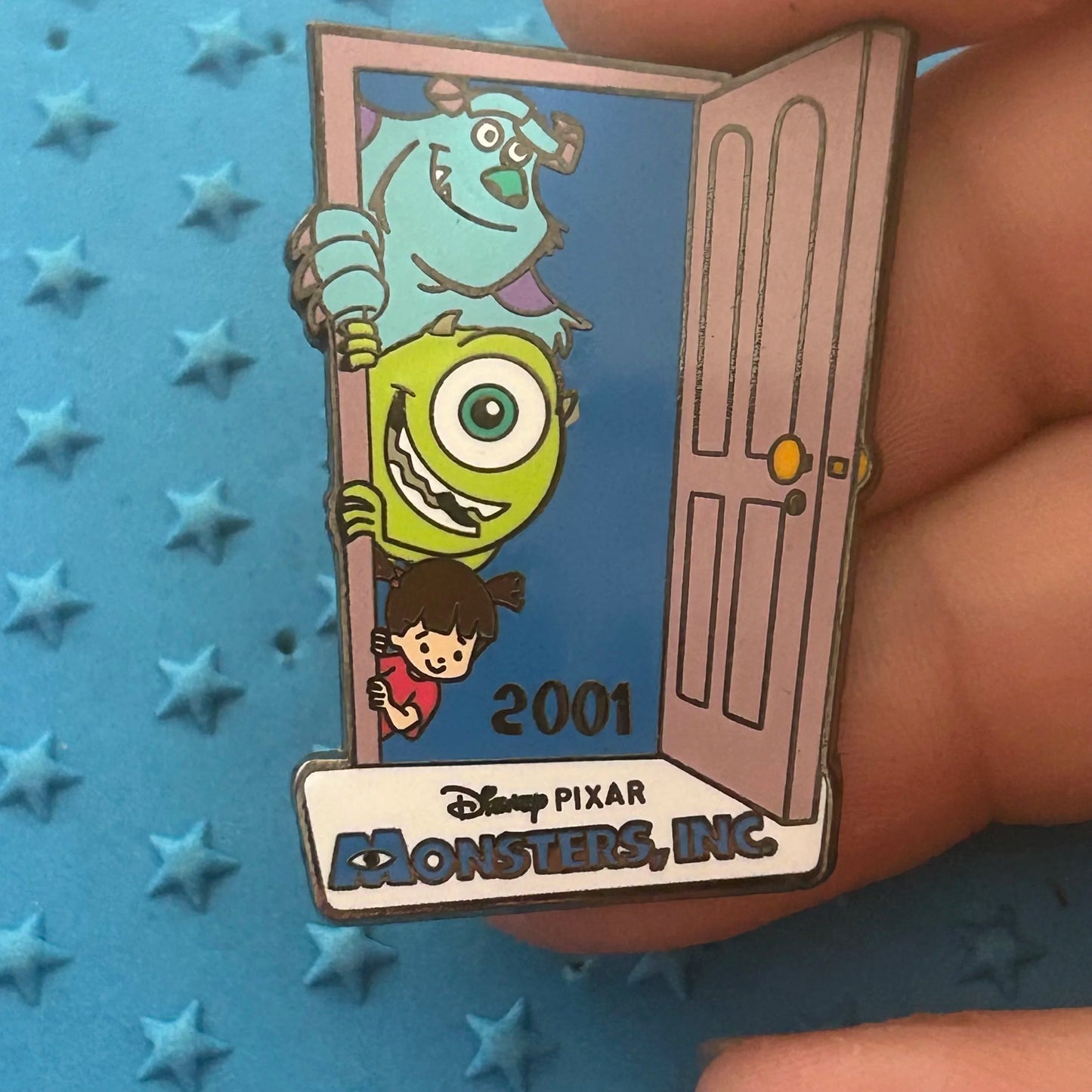 2001 - Mike Sully and Boo - Monsters Inc - Bedroom Closet Door - Disney Pin