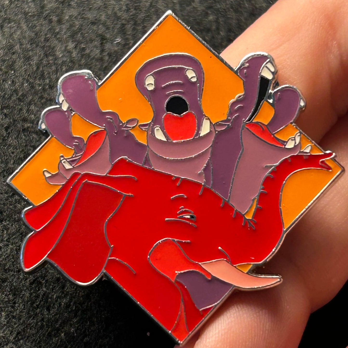 2023 - Elephant and Hippos - Lion King - Diamond Shaped - Mystery Pin
