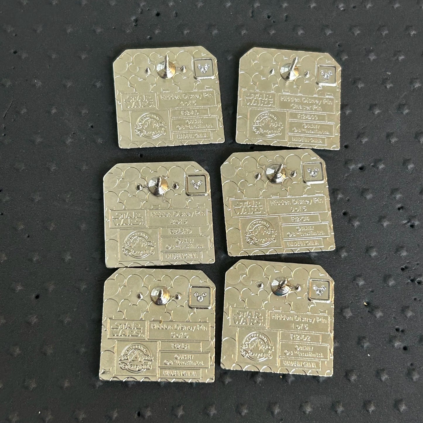 FULL SET - 2024 - Droids - Star Wars - Hidden Disney Series - Pins