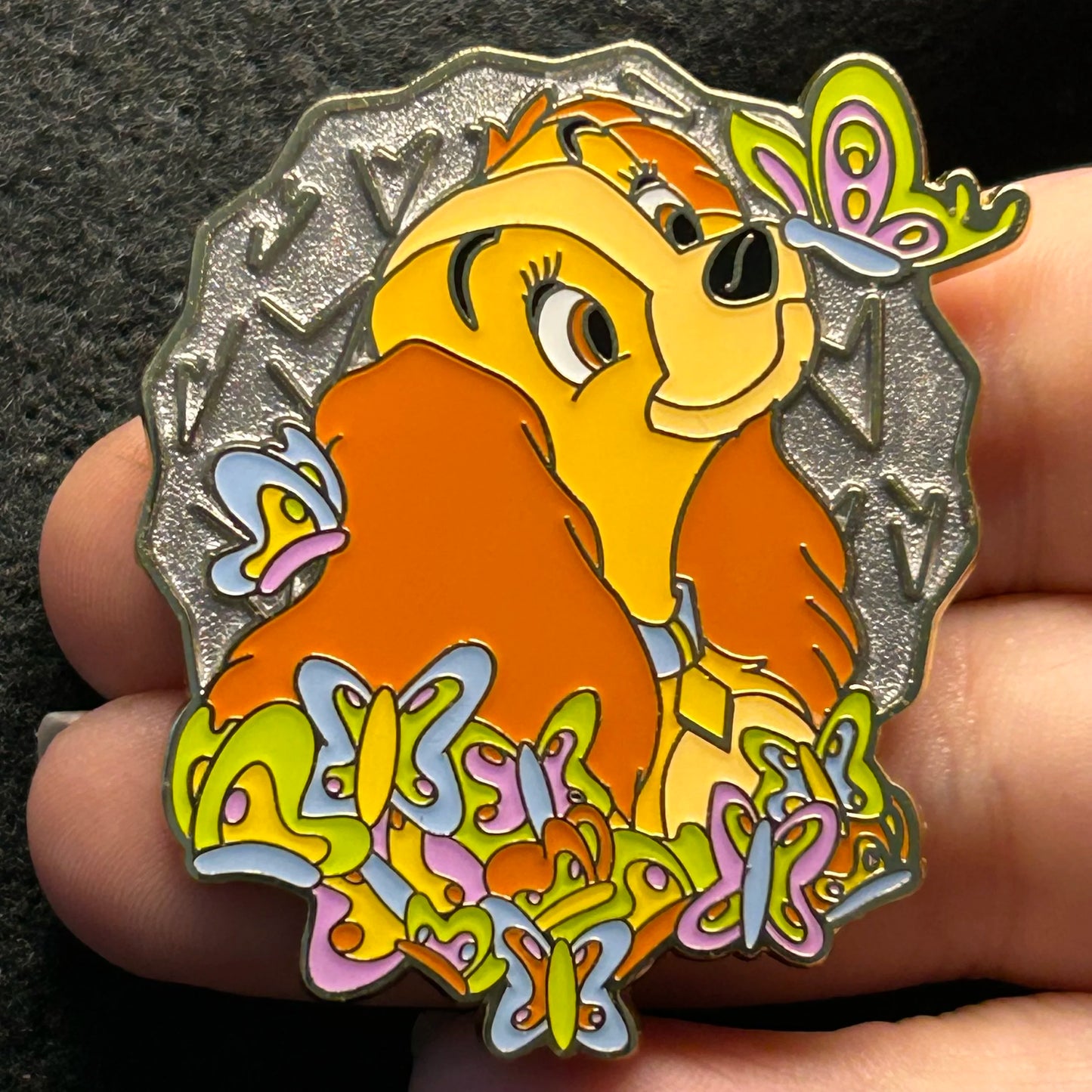 2025 - Lady - Lady and the Tramp - EPCOT - Flower and Garden - LR - Disney Pin