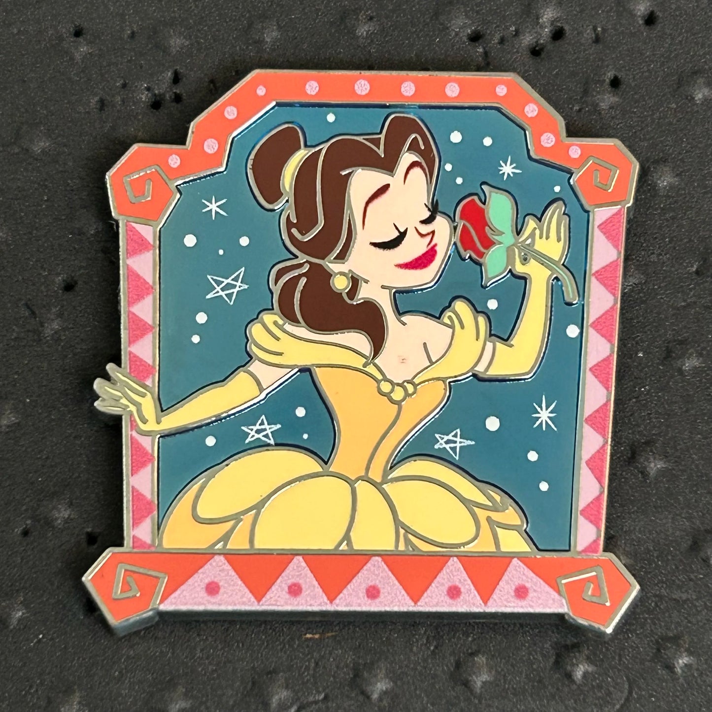 2024 - Belle - Beauty and the Beast - Red Rose - Disney Pin