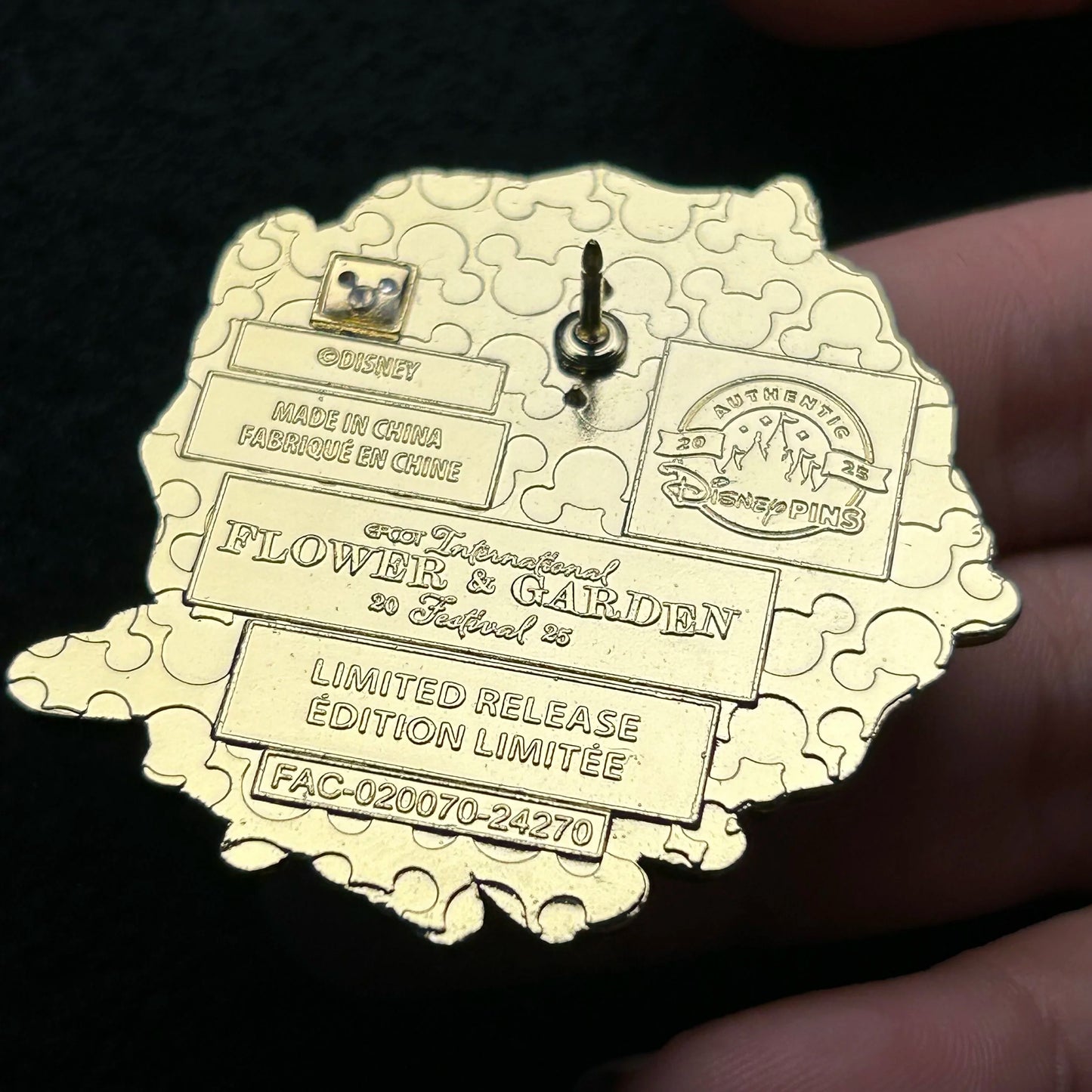 2025 - Spike the Bee - Flower and Garden - EPCOT - LR - Disney Pin