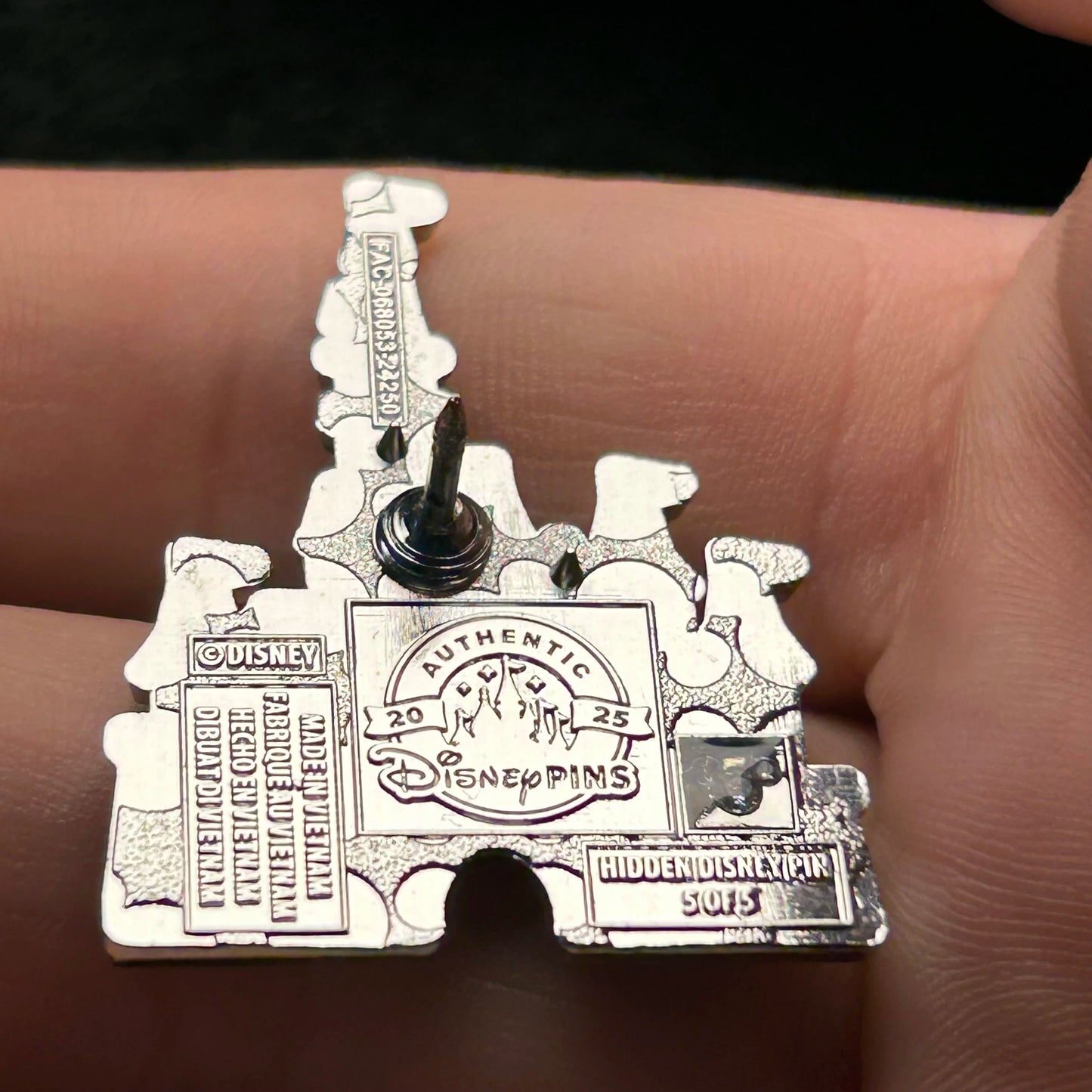 2025 - Sorcerer Mickey - Castle - WDW - Hidden Disney - 25 Years - Disney Pin