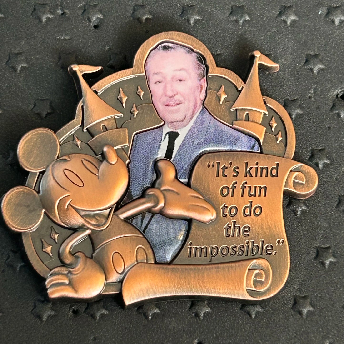 2024 - Walt and Mickey Mouse - Kind of Fun To Do the Impossible- Pin
