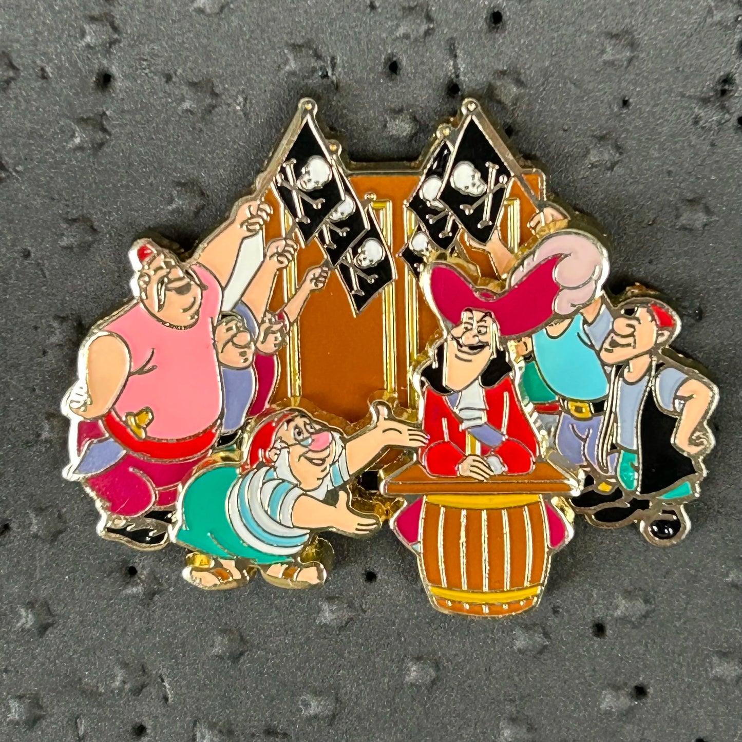 2022 - Captain Hook - Mr Smee - Jolly Roger Flags - Peter Pan - Disney Pin