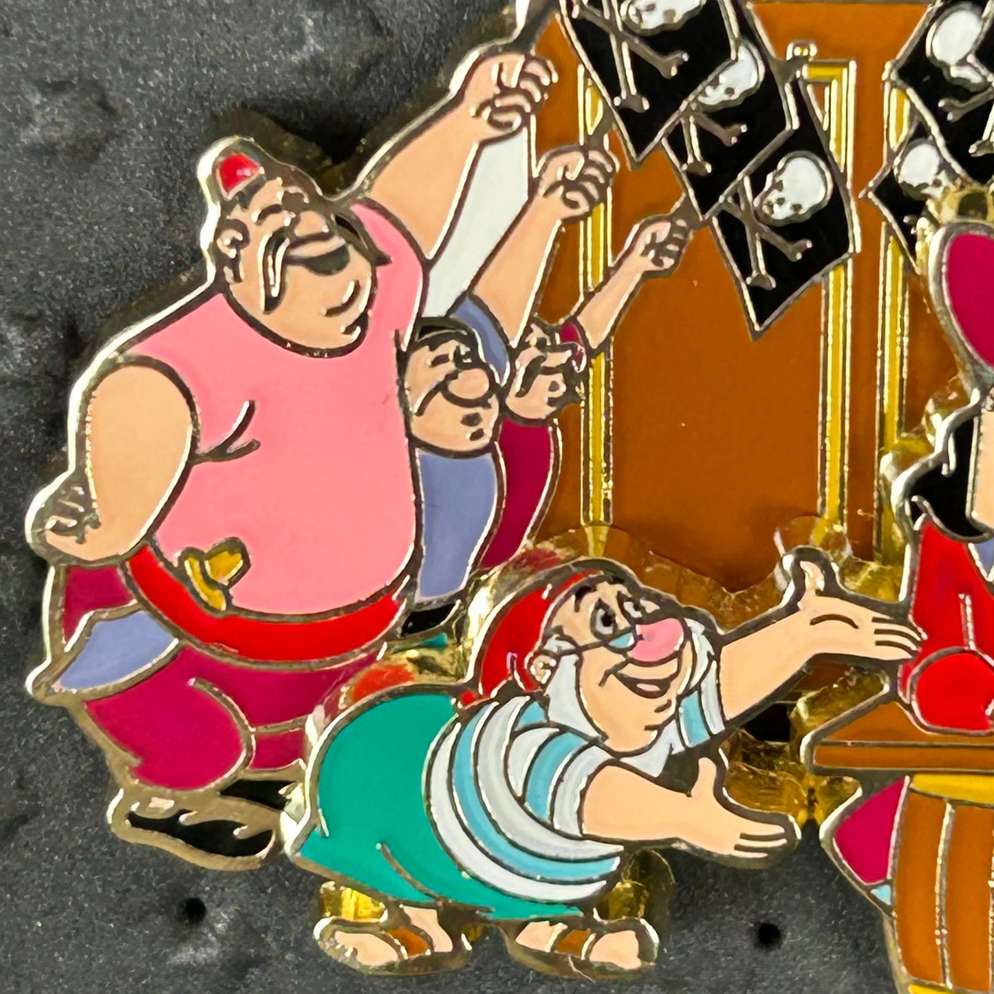 2022 - Captain Hook - Mr Smee - Jolly Roger Flags - Peter Pan - Disney Pin