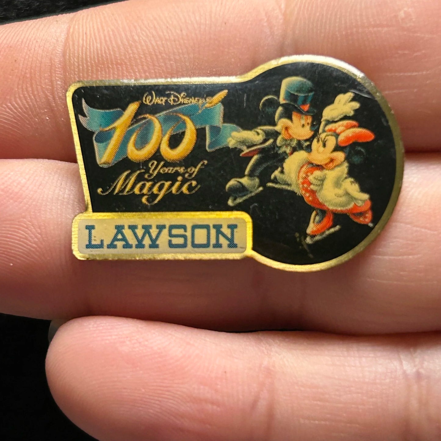 Mickey and Minnie Mouse - Iceskating - 100 Years of Magic - Disney Japan Pin