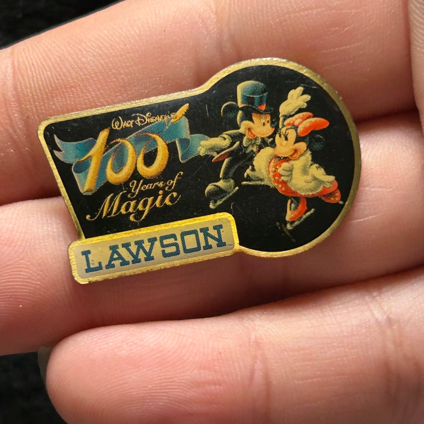 Mickey and Minnie Mouse - Iceskating - 100 Years of Magic - Disney Japan Pin