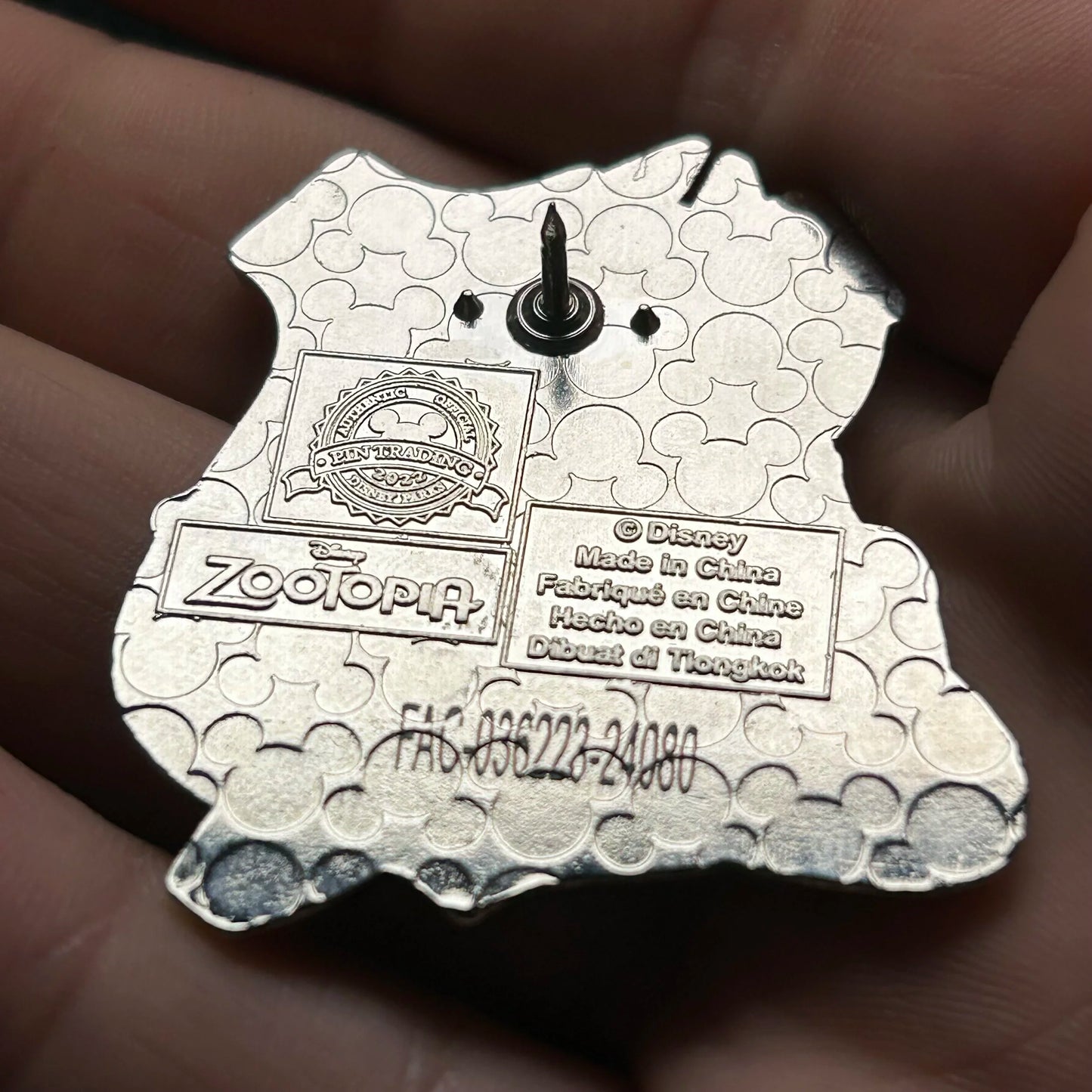 2022 - Officer McHorn - Badge - Zootopia - ZPD - Mystery Series - Disney Pin