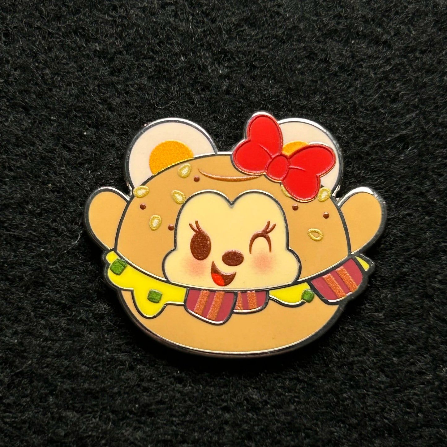 2023 - Minnie Mouse - Bagel Sandwich - Munchling - Mystery Series 3 - Disney Pin