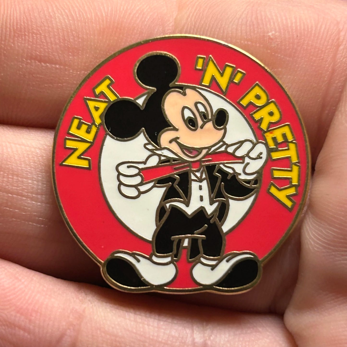 2001 - Vintage - Mickey Mouse in Tux - Neat and Pretty - Disney Pin