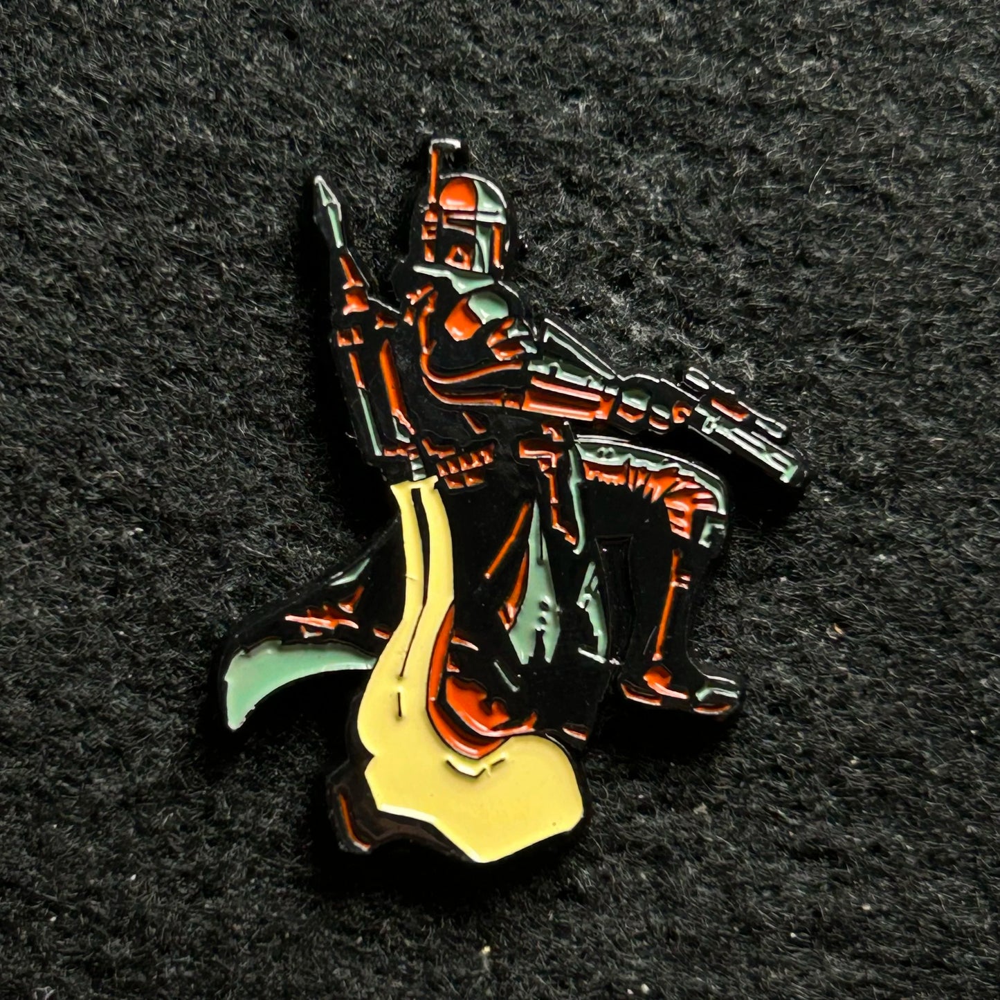 2021 - Flying Boba - Book of Boba Fett - Star Wars - Soft Enamel - Disney Pin
