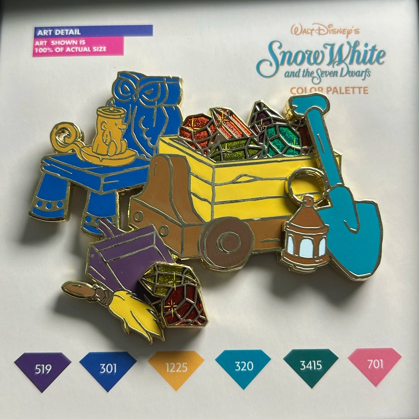 2022 - Snow White and the Seven Dwarfs - Color Palette - LE 300 - WDI - Disney Pin