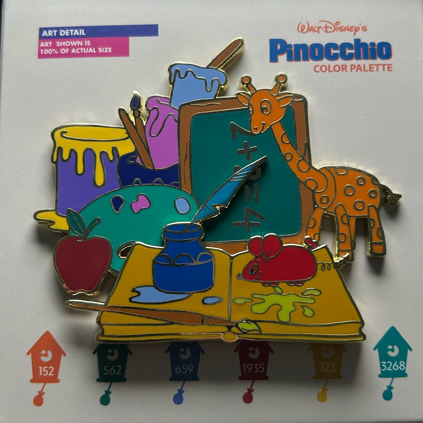 2022 - Pinocchio - Color Palette - LE 300 - WDI - Disney Pin