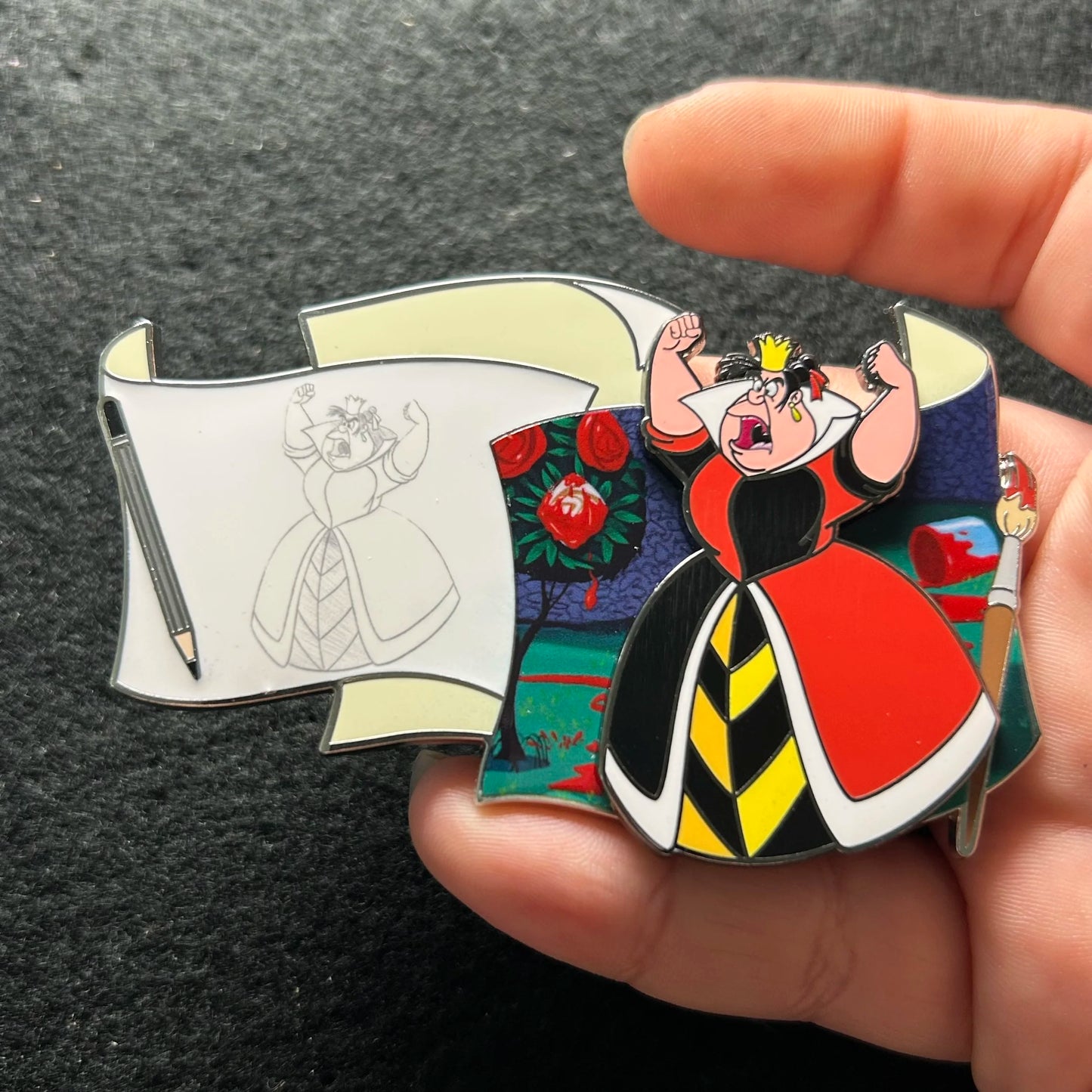 2025 - Queen of Hearts - Off the Page Series - WDI - LE 300 - Disney Pin