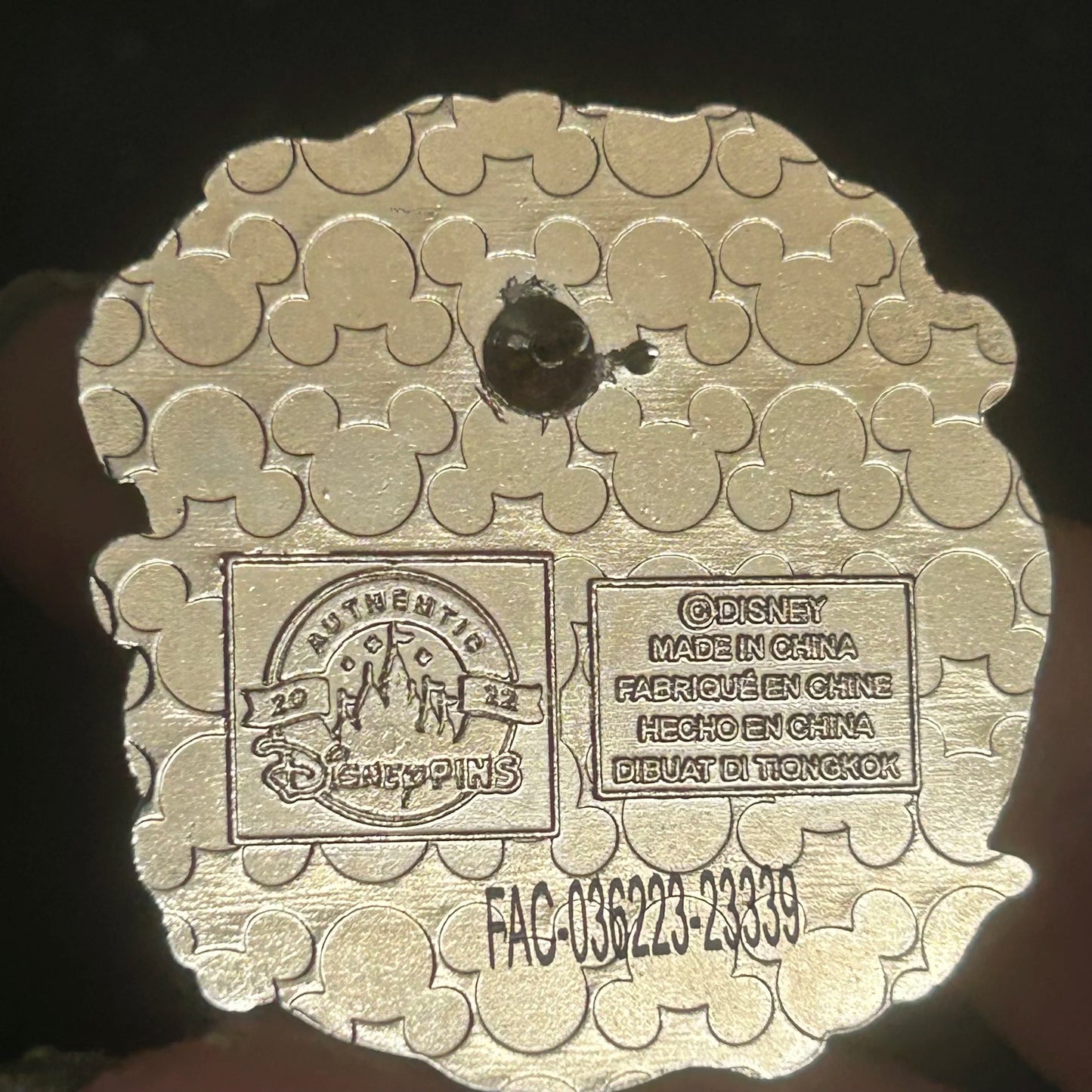 2022 - Cinderella - Castle Frame - Mystery Pin