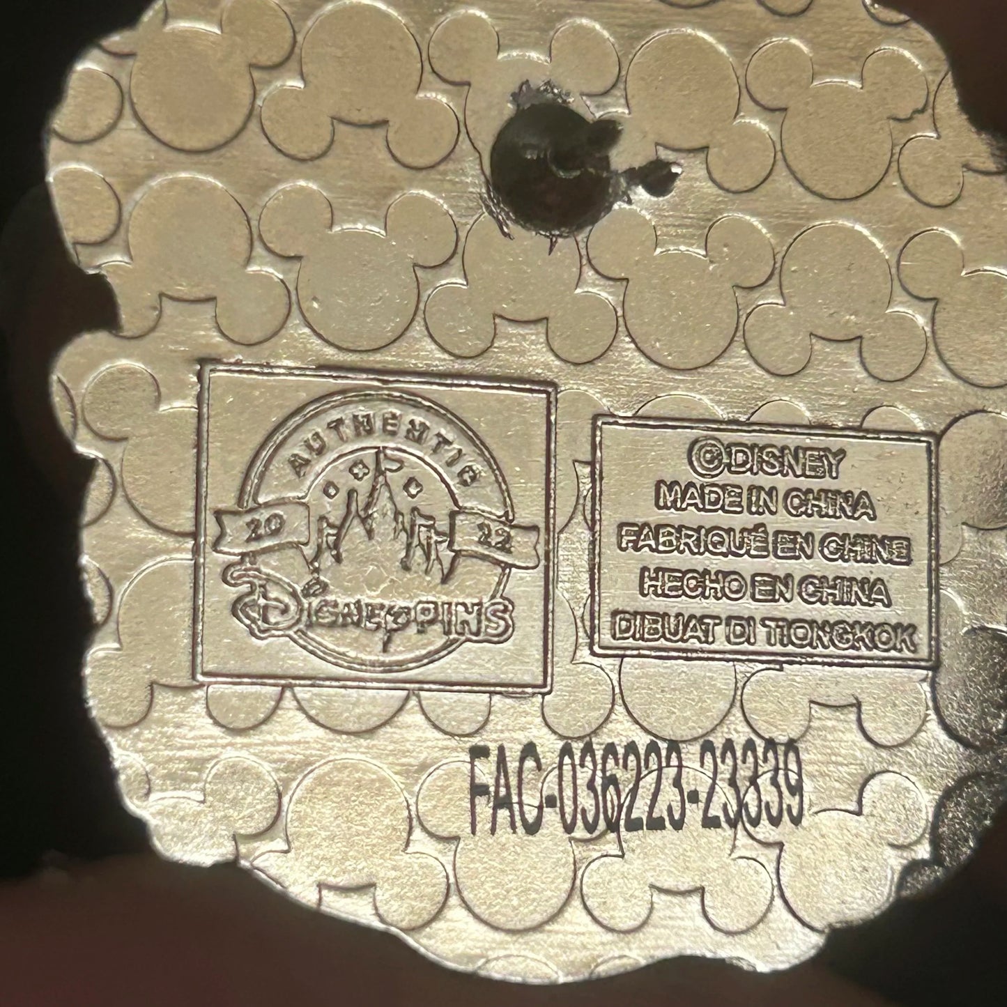 2022 - Cinderella - Castle Frame - Mystery Pin
