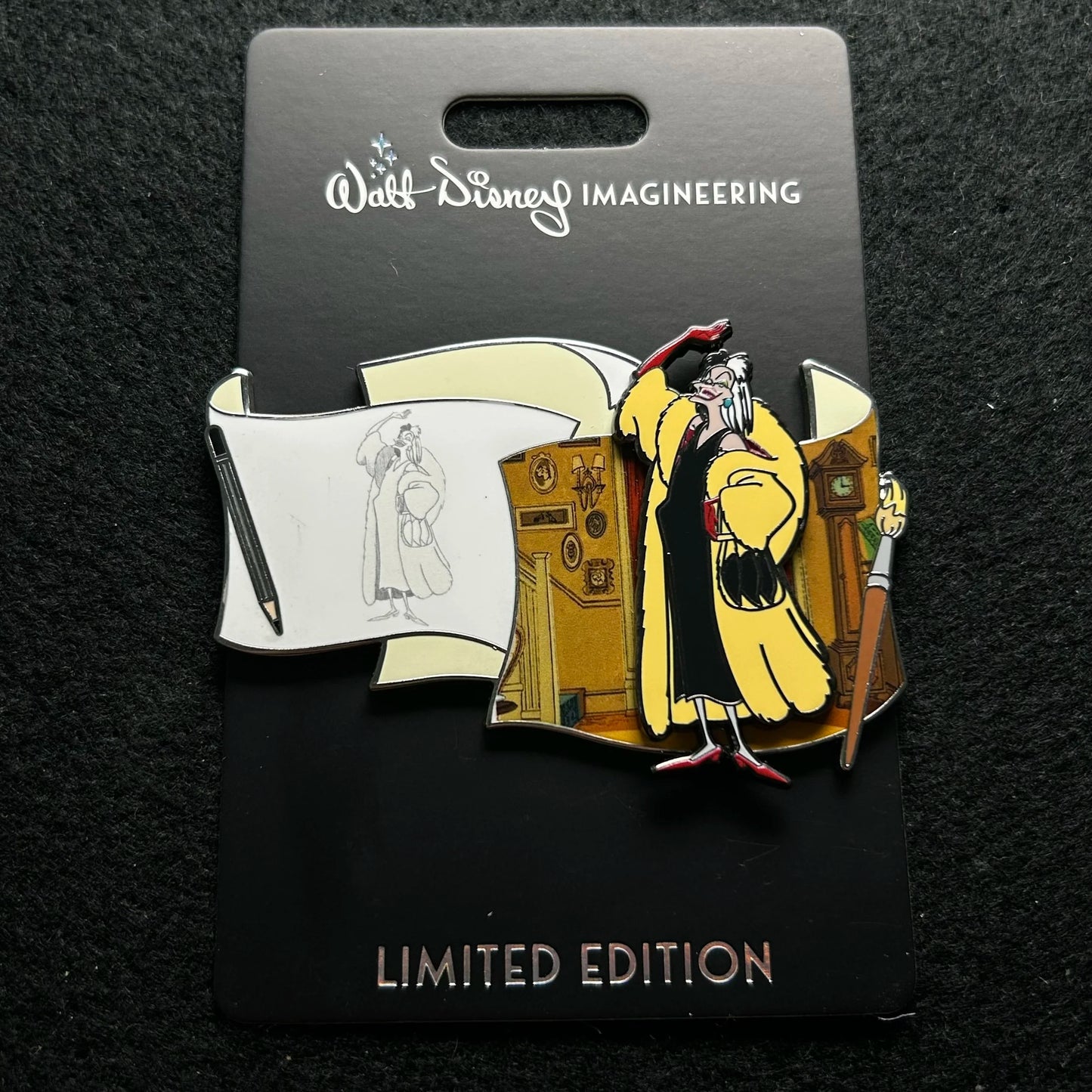 2025 - Cruella de Vil - Off the Page Series - WDI - LE 300 - Disney Pin