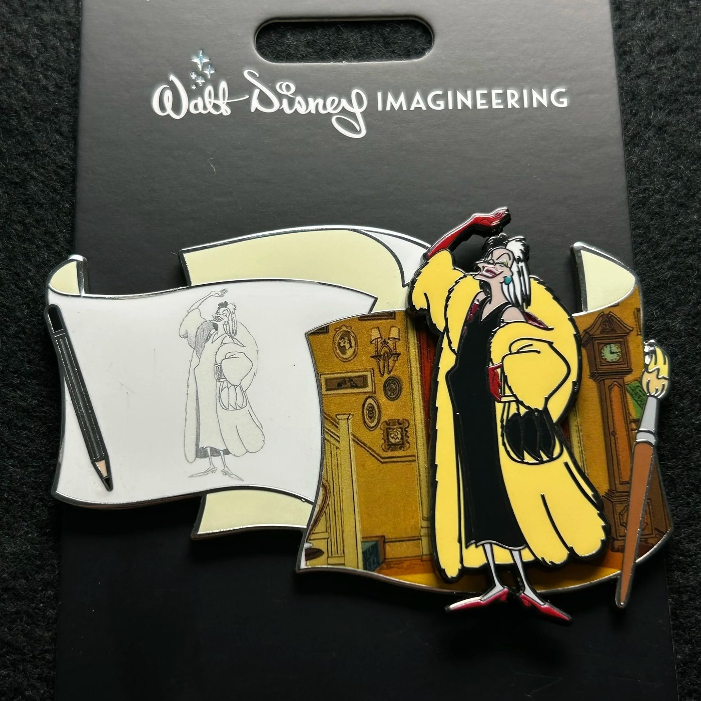 2025 - Cruella de Vil - Off the Page Series - WDI - LE 300 - Disney Pin