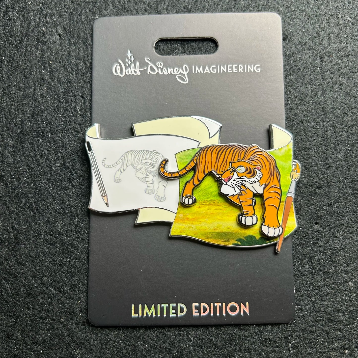 2025 - Shere Khan - Jungle Book - Off the Page Series - LE 300 - WDI - Disney Pin